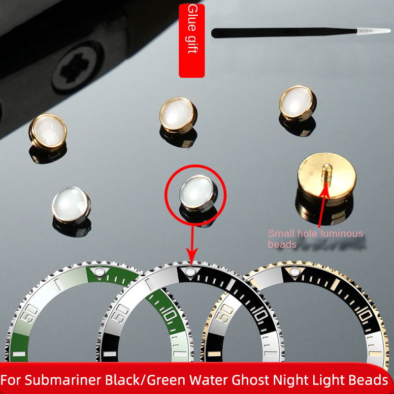 Rolex Watch Submariner - 롤렉스 Submariner 빛나는 구슬 녹색 검은