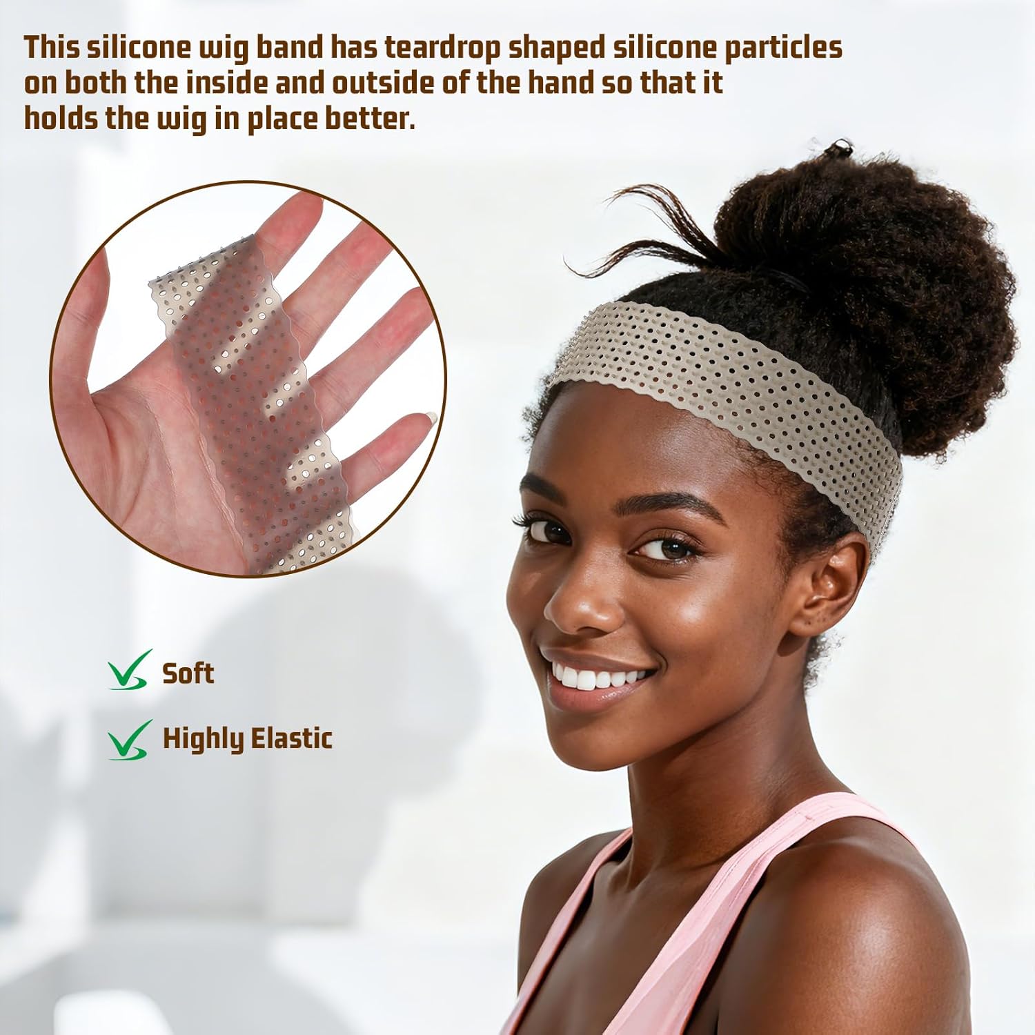 통기성 좋은 가발 그립 밴드, 미끄럼 방지 실리콘 가발 - Silicone Band Women 리뷰 및 가격