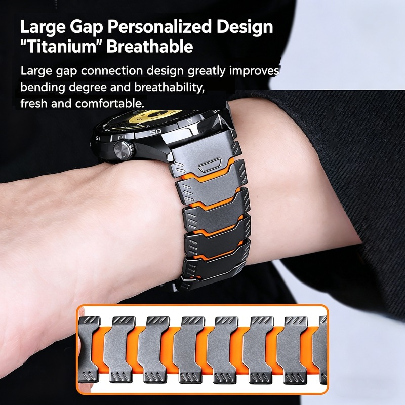 22mm 티타늄 러버 스트랩 (화웨이 워치 GT6 Pr - Silicone Watch Band 22Mm 리뷰 및 가격