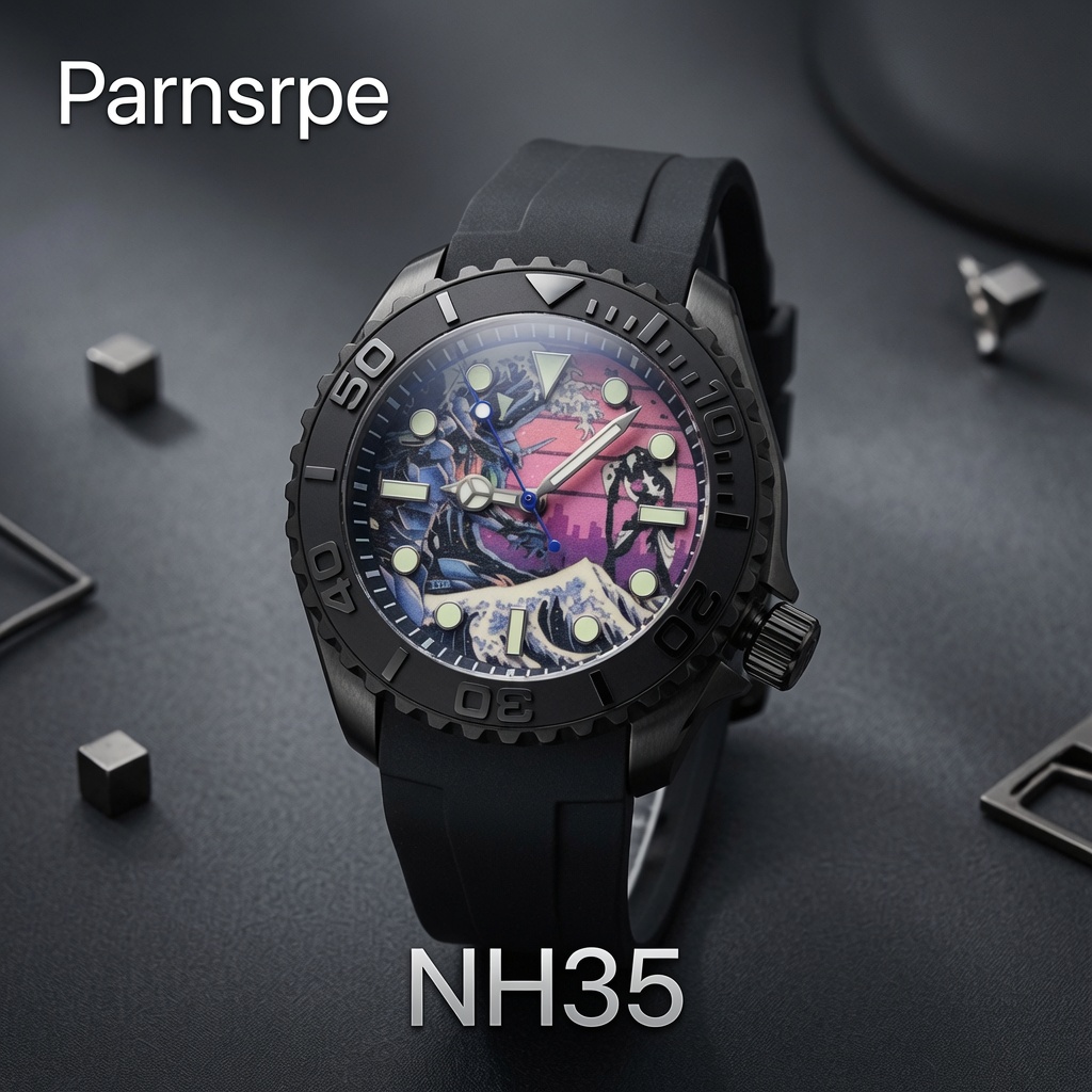 parnsrpe C NH35 남성용 자동 기계식 다이버 - Cartier Watch Santos 리뷰 및 가격